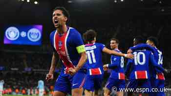 Man City undone by PSG, the Champions League's gold standard