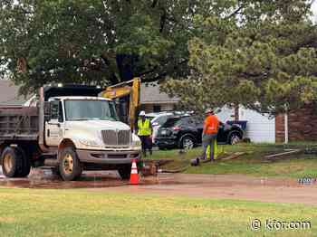 Third water main break on same street in two years