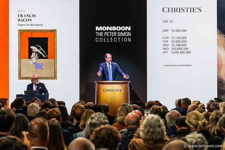 Christie’s London Sales Bring in $289 M., With Records for Bridget Riley and Liubov Popova