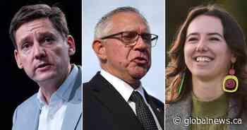 Live B.C. election provincial leaders’ debate underway