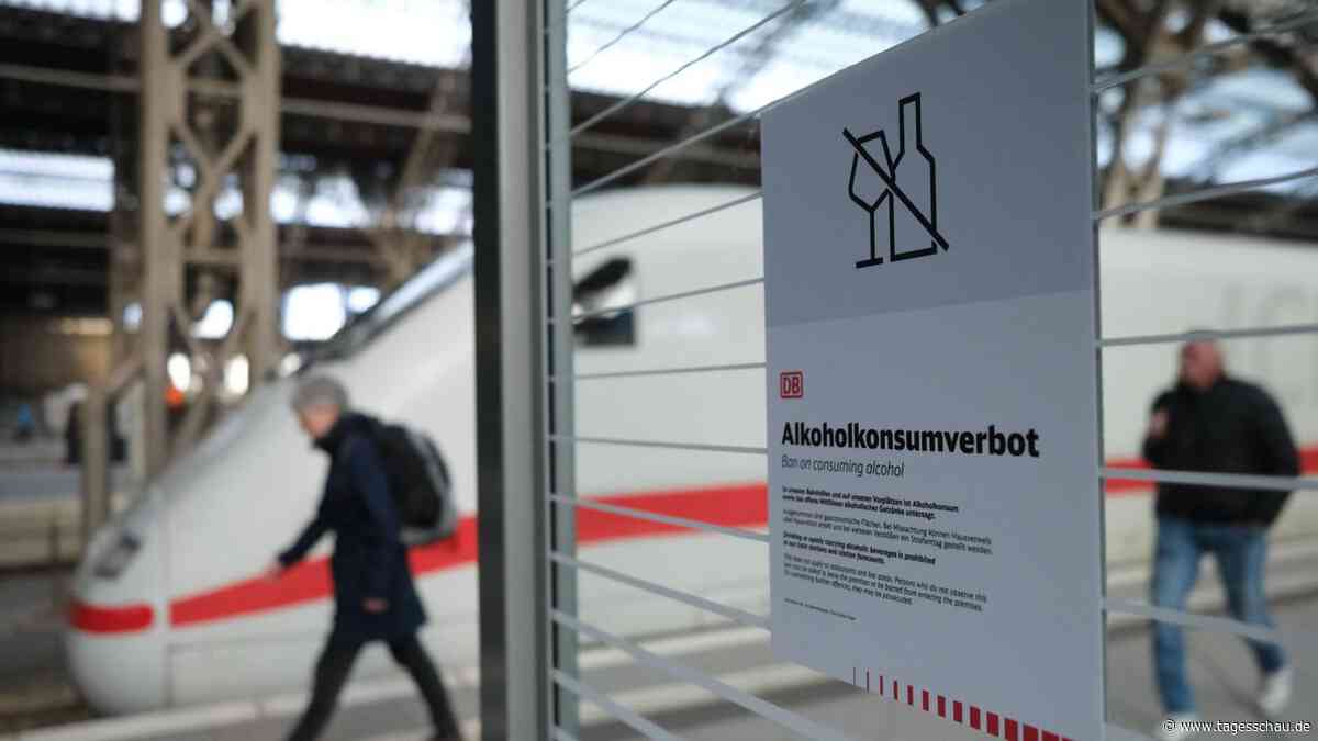 Deutschlandweit: Alkoholverbot an Bahnhöfen in Kraft