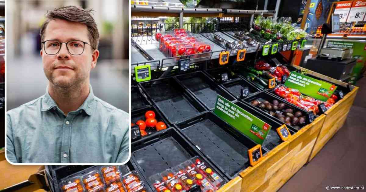 Pieter zag zijn waarschuwing over lege schappen precies uitkomen, maar: ‘Was verbaasd dat ze geen back-up hadden’
