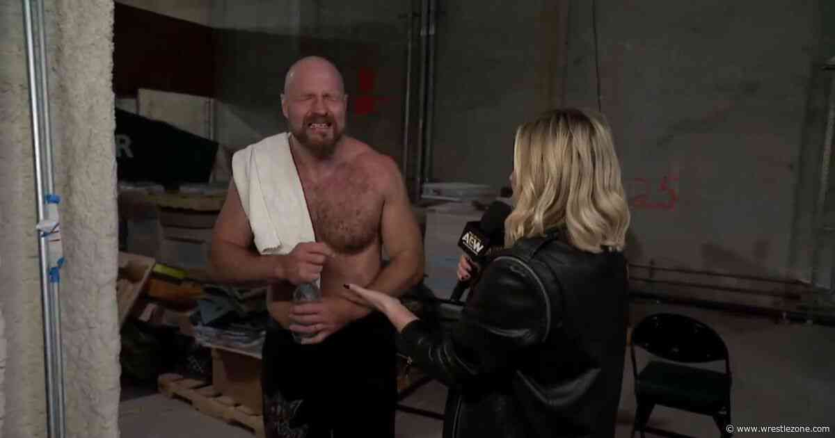 Jon Moxley Says He’s in ‘A Great Deal of Pain’ on AEW Dynamite