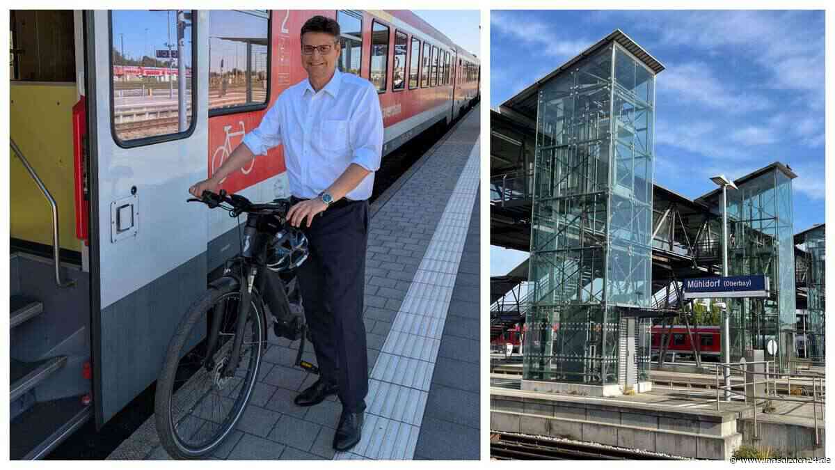 „Das gibt’s nur in unserer Region“: Wie der Landkreis Mühldorf Radlfahrer in den Zug bringt