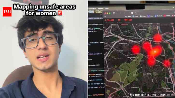 20-year-old MIT student used AI and crime data to map potentially unsafe areas for women in Delhi