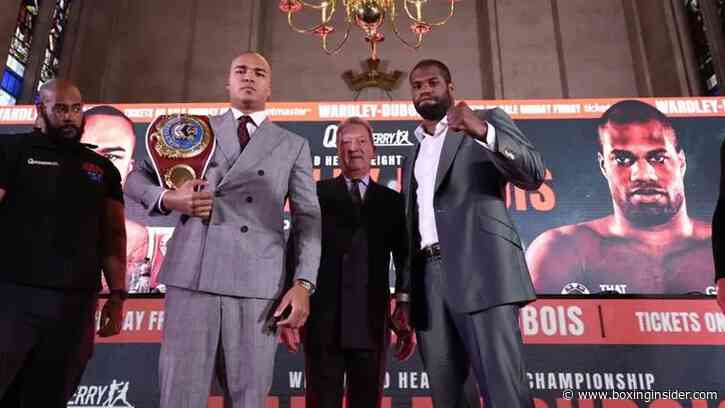 Dubois vs Wardley 2 Preview: The Rematch Nobody Needed To Be Talked Into