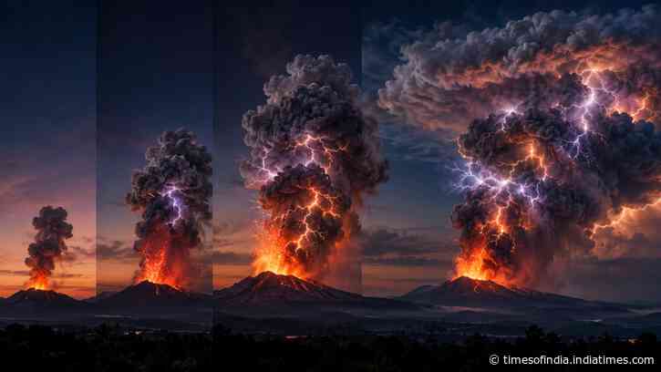 Scientists find volcanic lightning peaks 1.1 hours after first flash in major eruptions