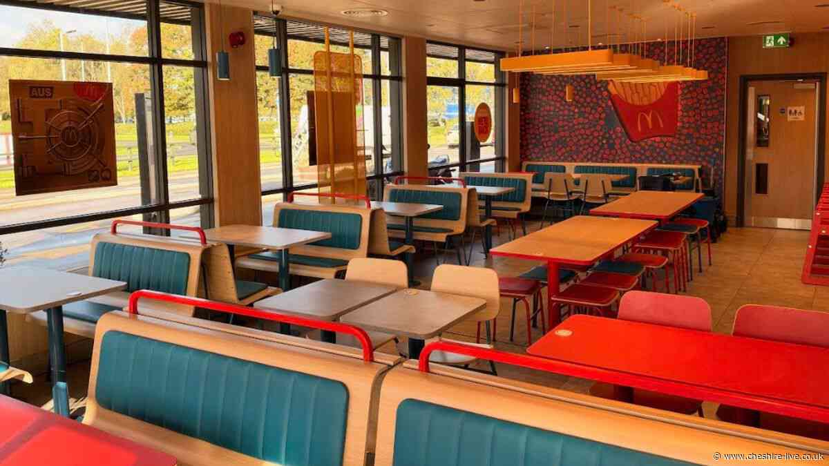 McDonald's unveils new-look Warrington Gemini Park restaurant