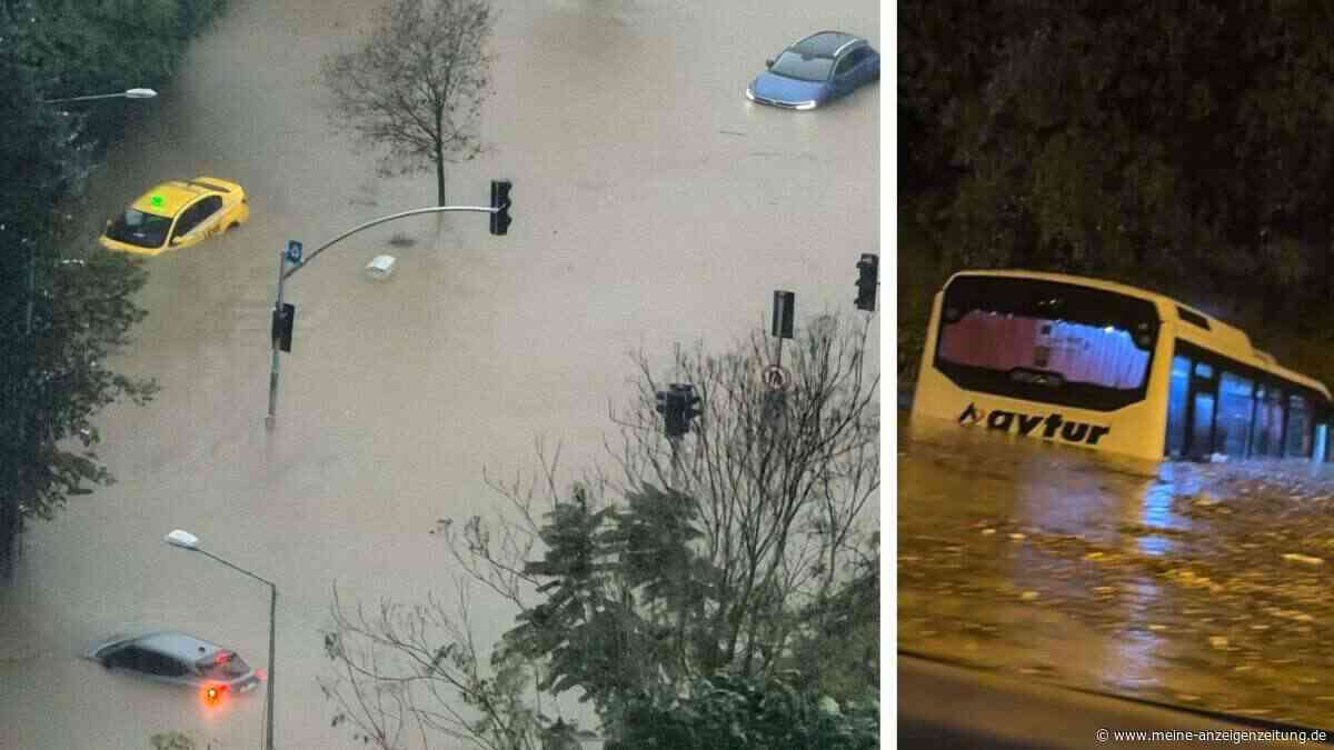 Heftige Unwetter in der Türkei: Starkregen sorgt für Chaos in Istanbul – 14-Jähriger stirbt