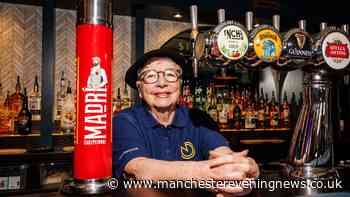 The 'phenomenal' Denton pub worker still pulling pints at 83 - and her lessons for life