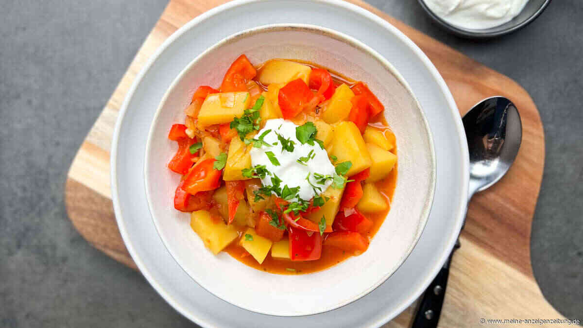 Vegetarisches Kartoffelgulasch: pikant, sättigend und in 40 Minuten fertig