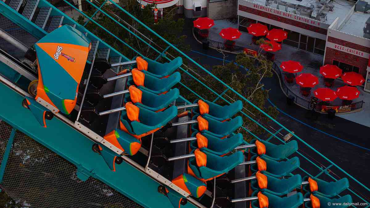 Six Flags' Goliath rollercoaster was closed for maintenance in hours before teacher's fatal fall, witnesses say