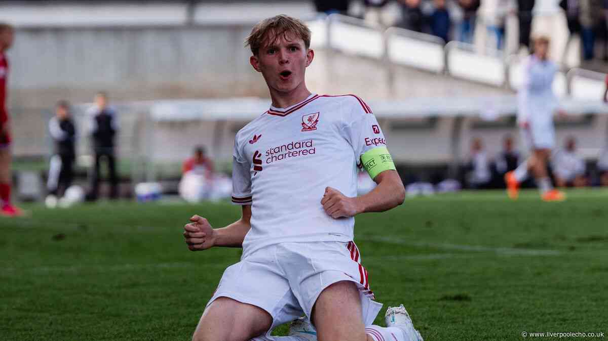 Liverpool teenager breaks another European record as 18-year-old can't stop scoring