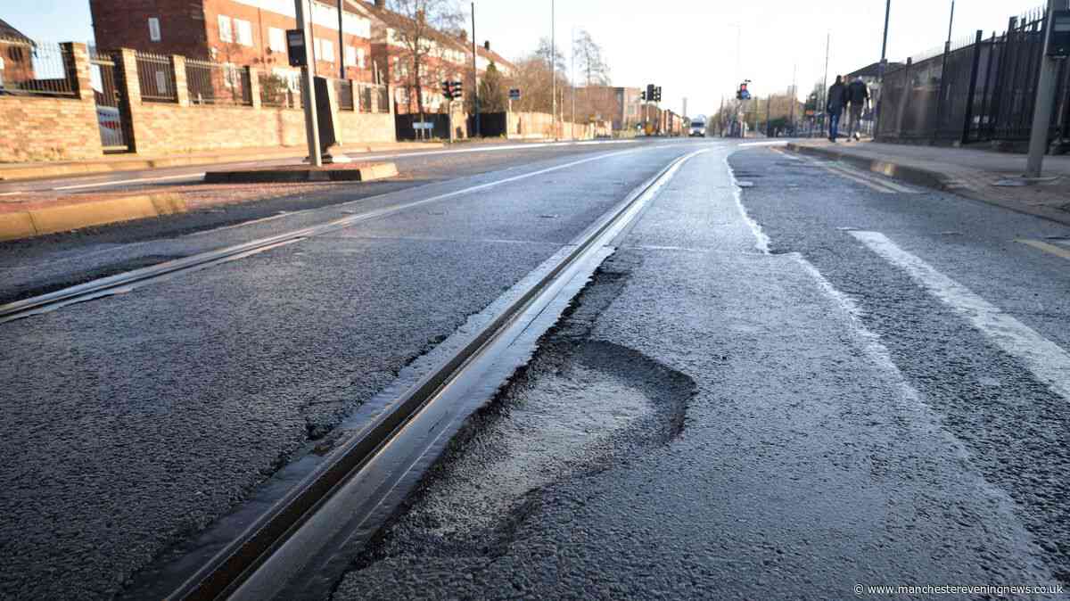 This Greater Manchester area is home to some of the worst roads in the country