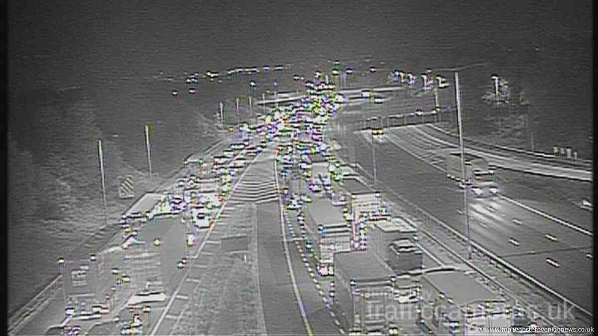 M60 closed LIVE in 'police incident' as emergency services descend with huge traffic delays