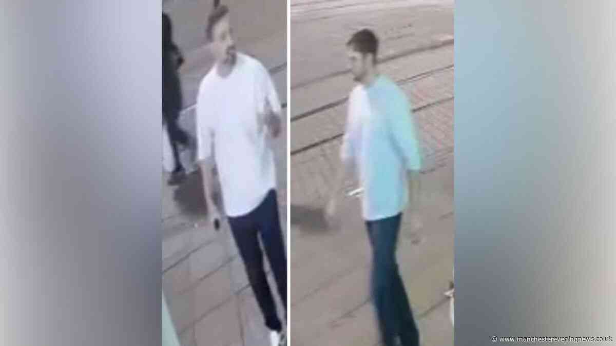 Police issue CCTV appeal after Superdrug door damaged in 'altercation' near Piccadilly Gardens