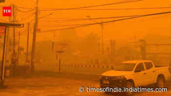 Why has Indonesia’s sky turned orange?
