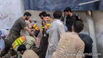 Dozens of students killed alongside teacher as school roof collapses in Pakistan