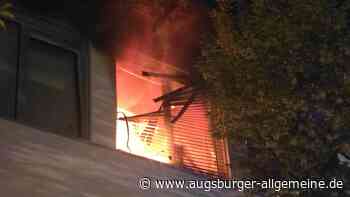 Spielekonsole geht in Augsburg in Flammen auf: Brandmelder rettet Bewohner