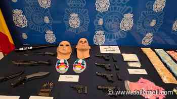Three British teenage youths amassed arsenal of guns and machetes and planned to steal drugs from Costa del Sol crime gang in violent raid