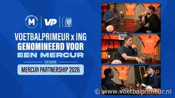 VoetbalPrimeur samen met ING genomineerd voor prestigieuze Mercur Award