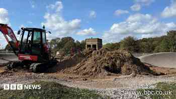 Cycle and skateboard pump tracks upgrade begins