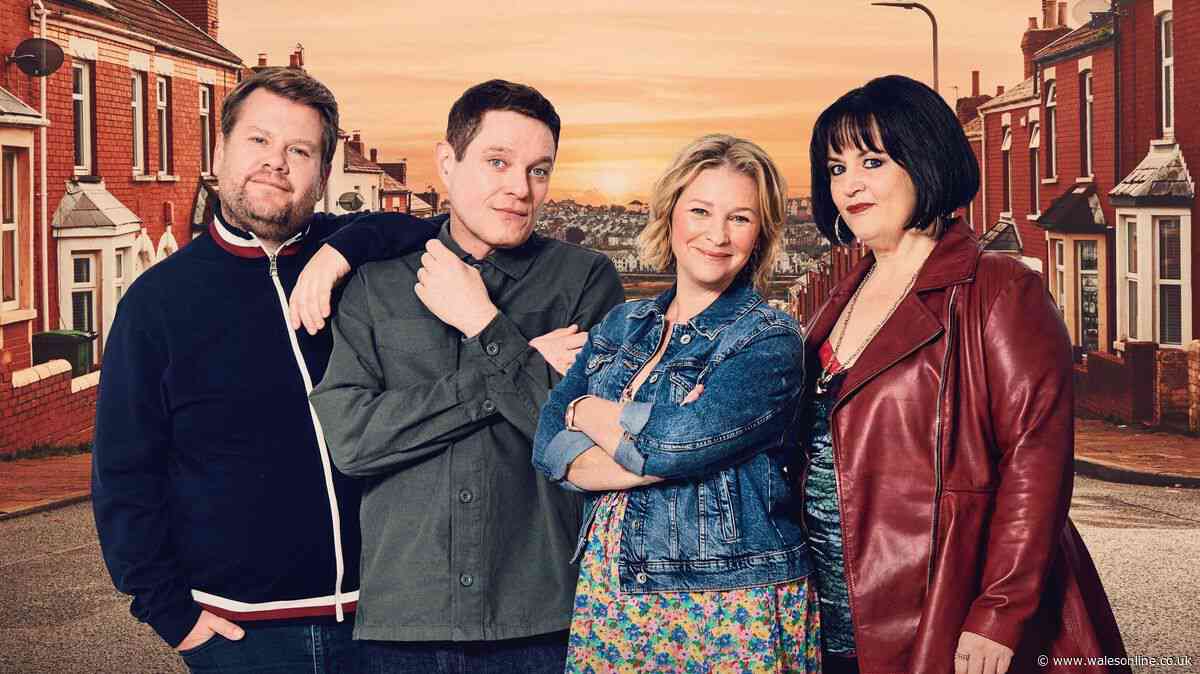 Gavin & Stacey fans lose it as Ruth Jones and James Corden are caught filming together