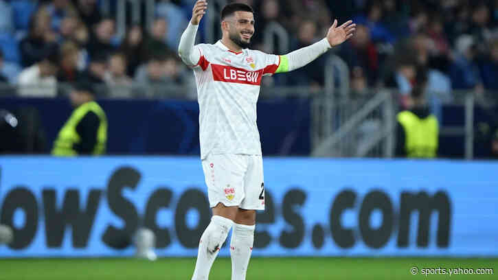 VfB Stuttgart’s Deniz Undav relieved to score his first goal of the season 