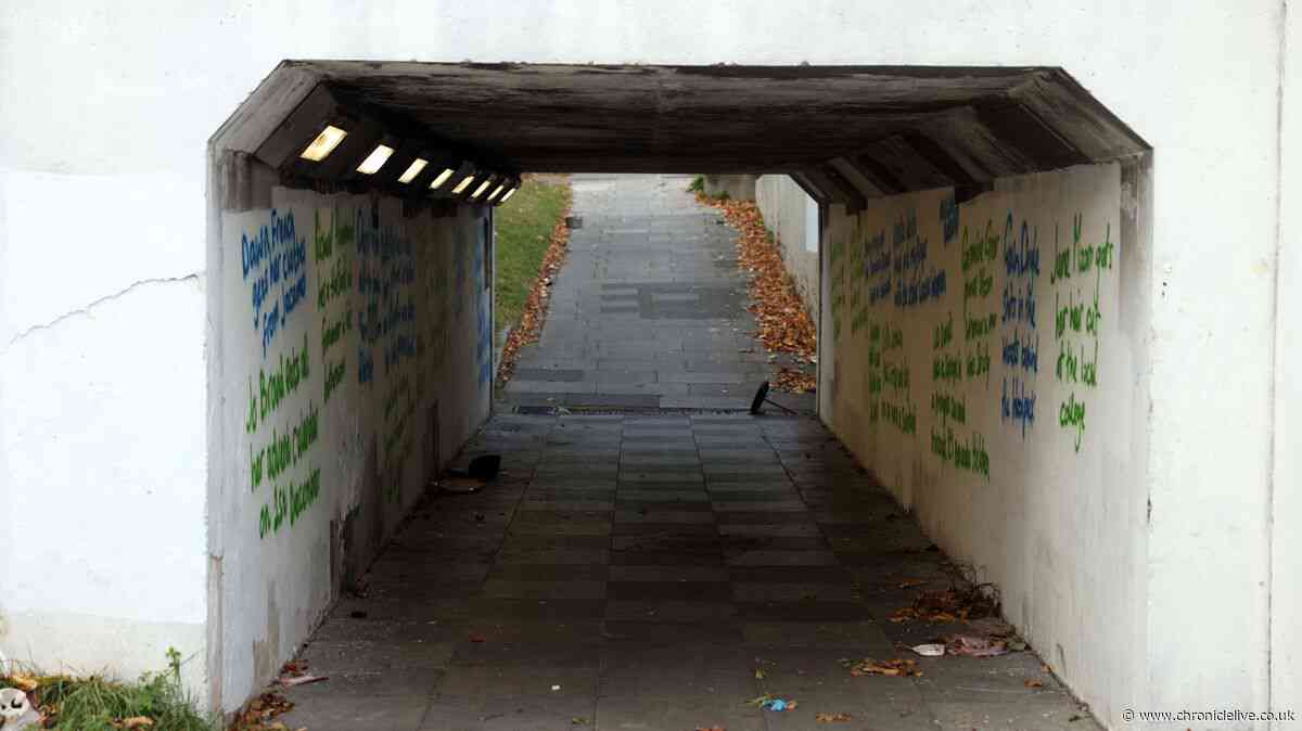 Police arrest man in connection with infamous West Denton graffiti in Newcastle