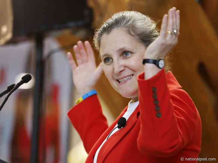 Freeland's book reveals Chrétien's power play, crying in cabinet and Trudeau's lecture about using the word 'crazy'