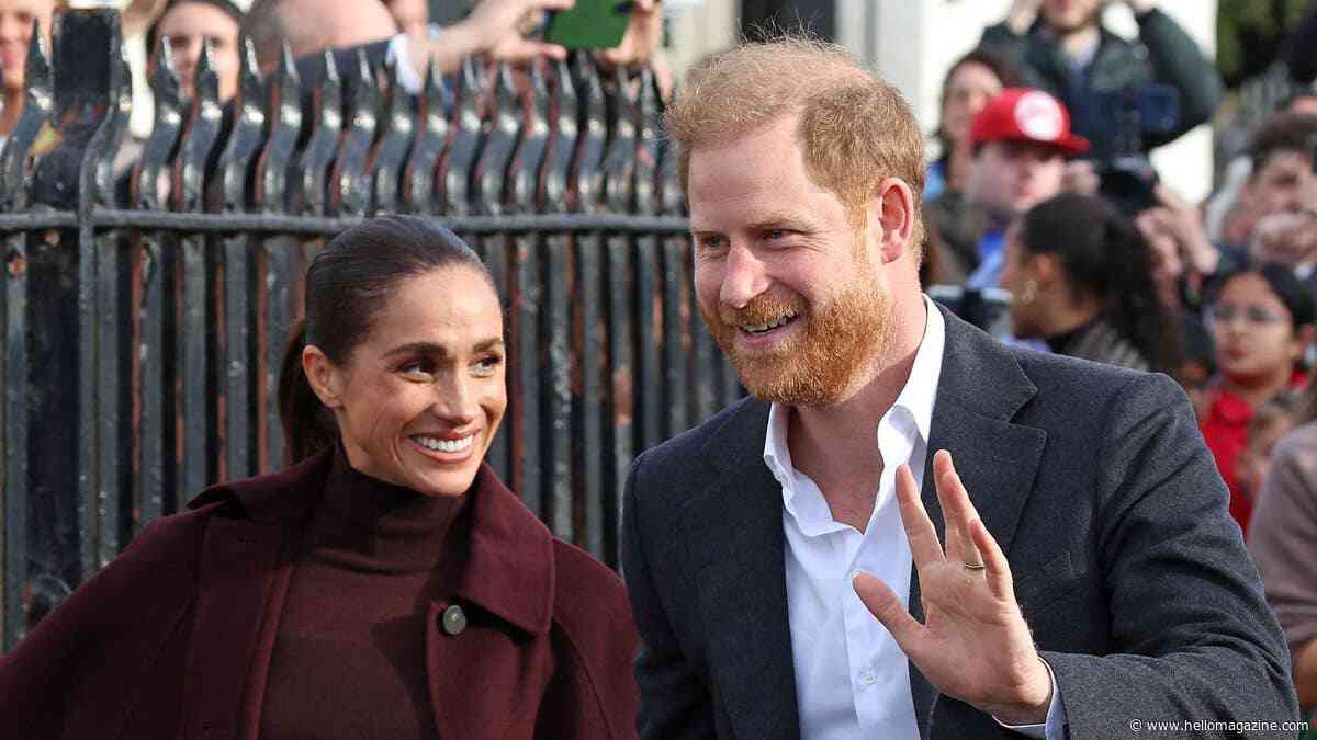Harry and Meghan Markle showered with rapturous support during first joint UK appearance in Nottingham: 'We love you'