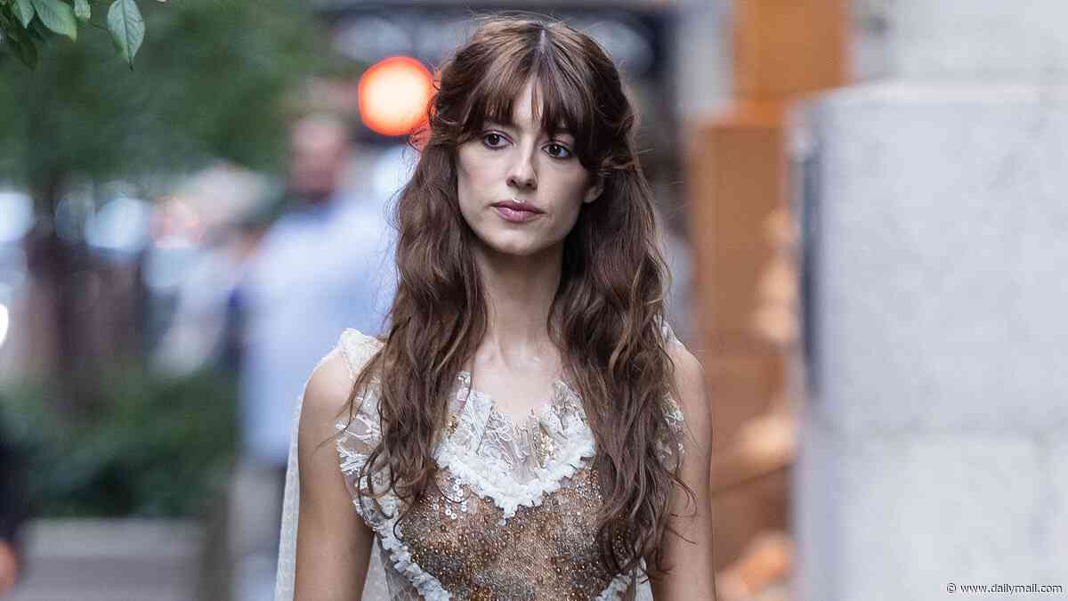 Daisy Edgar-Jones continues her penchant for Sense and Sensibility method dressing as she steps out in a striking sheer gown