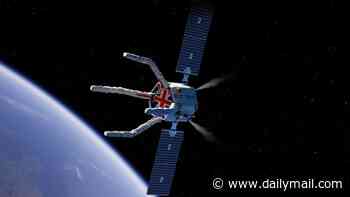 Meet Britain's 'Space Binman'! Giant robotic claw will hunt down defunct spacecraft and drag them to a fiery death in Earth's atmosphere