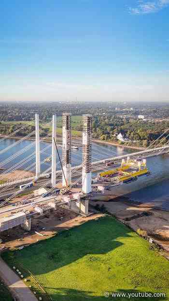 Die neue Rheinbrücke Neuenkamp ist ein echtes Schwergewicht!