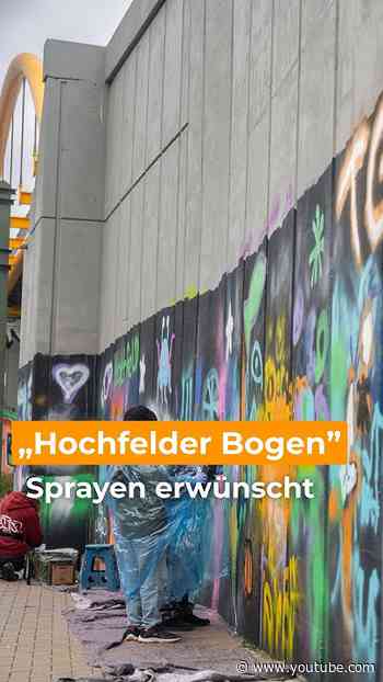 Einweihung der „Legal Wall" am Hochfelder Bogen