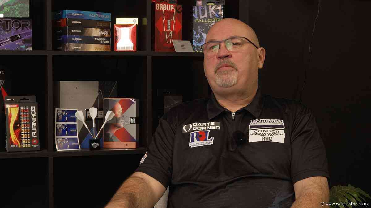 Welsh pub darts player, 58, qualifies for World Championship with Luke Littler