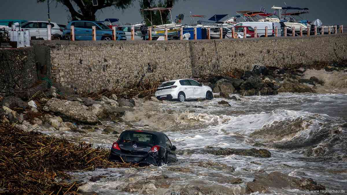 Schwere Schäden nach Unwetter auf Rhodos