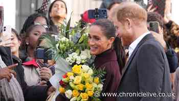 Harry and Meghan greeted by cheers as they make long-awaited UK return