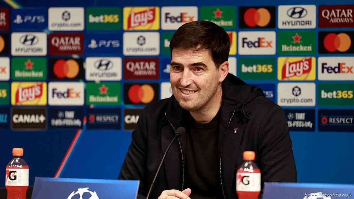 Andoni Iraola press conference LIVE - Liverpool boss on Isak, Gakpo and Szoboszlai injuries