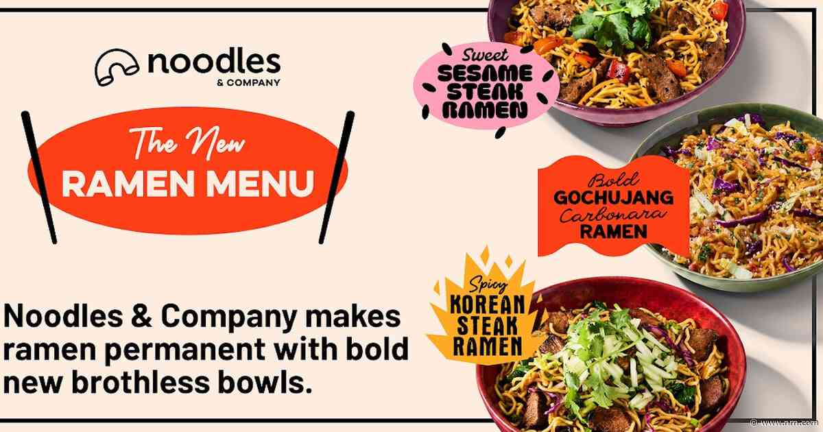 Ramen is now a permanent part of Noodles &amp; Company’s menu