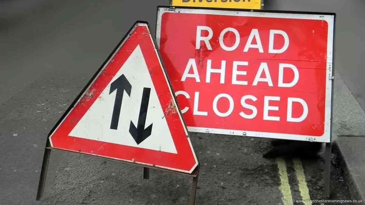 The M6, M60 and M59 motorways in Greater Manchester will close this weekend