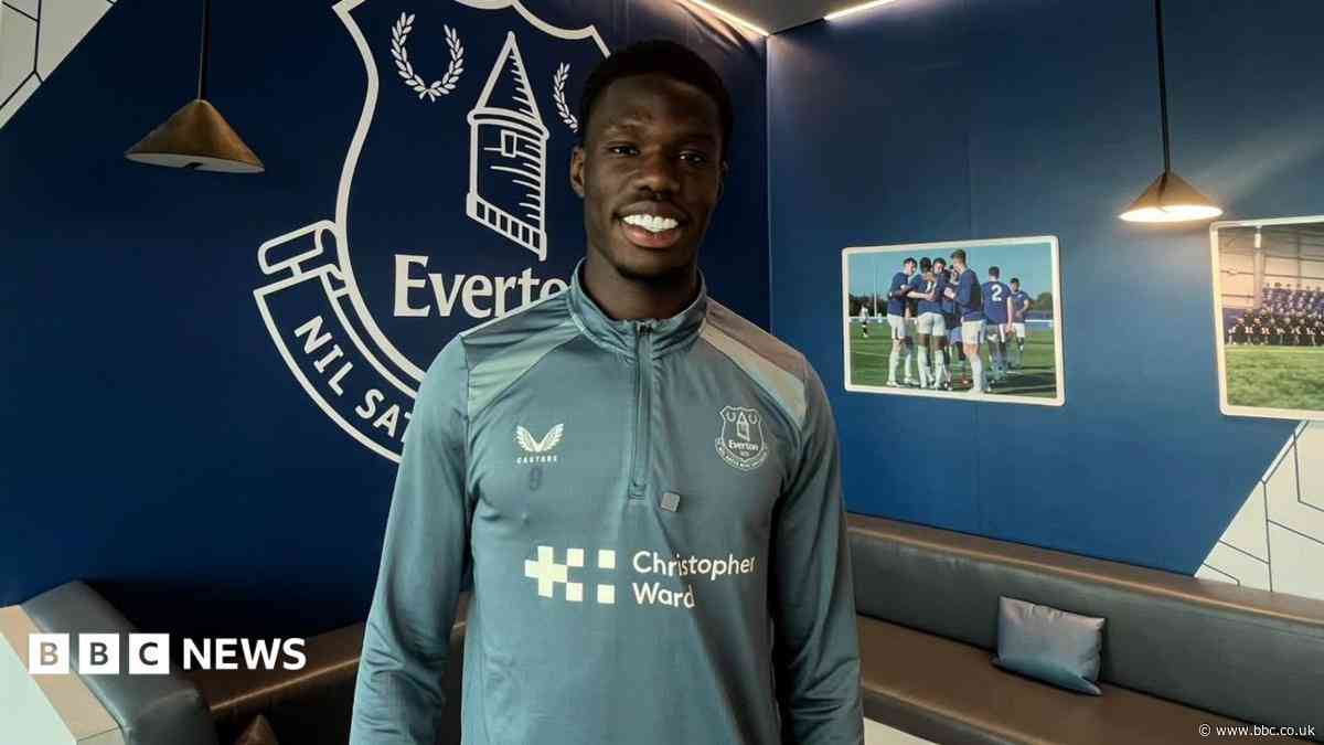 Everton's Thierno Barry on the video he was scared to post