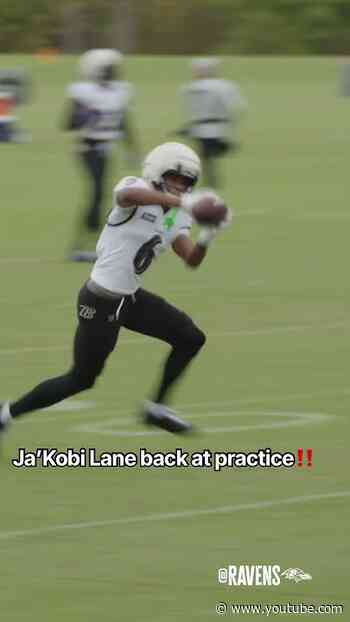 First look at Ja’Kobi Lane back at practice ‼️
