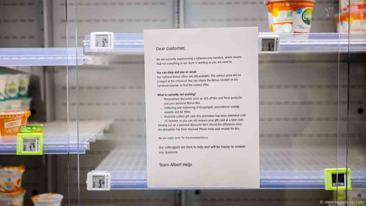 Albert Heijn hervat leveringen na cyberincident: lege schappen vullen zich weer, maar website en app nog onbereikbaar