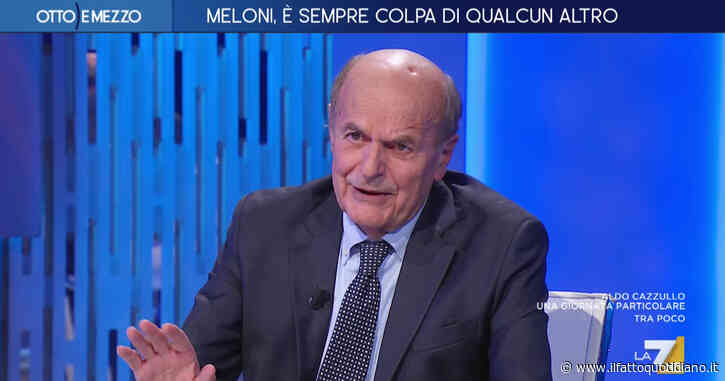 Bersani a La7: “Io federatore del centrosinistra? No, bisogna puntare sulle nuove generazioni. Si facciano le primarie in grazia di Dio”