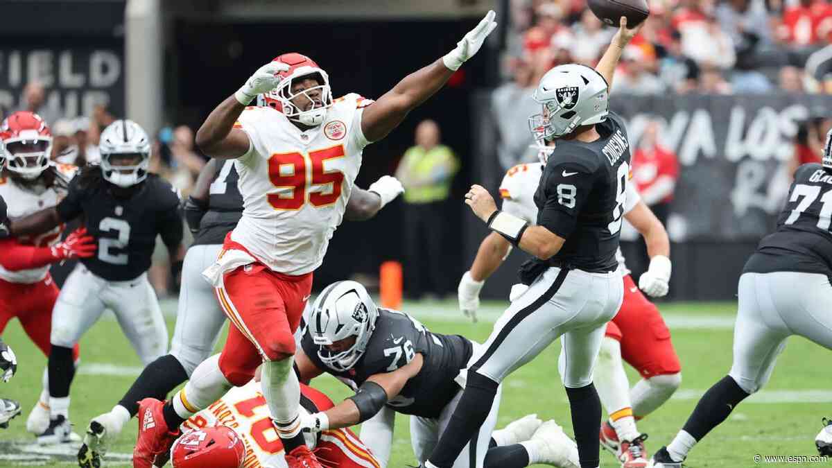 'We've got to finish': Sack-less since Week 1, Chiefs still have faith in pass rush