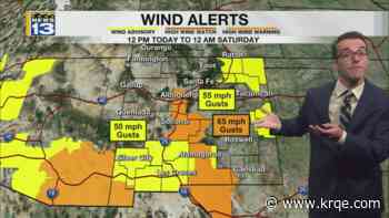 Cool to mild with drier but gusty conditions