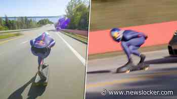 Spanjaard vestigt wereldrecord als snelste skateboarder ter wereld