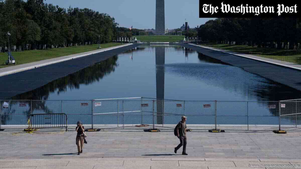 85 Schäden am Reflecting Pool: Prüfbericht stellt Trumps Vandalen-Vorwurf infrage