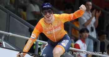 Harrie Lavreysen als eerste renner ooit voor de vijfde keer wereldkampioen op de keirin